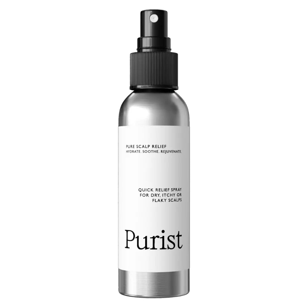 Purist Dandruff Spray – Leave-In Itchy Dry Scalp Treatment – Hydrating Lightweight Soothing Scalp Moisturizer – Scalp Care Spray for Dryness Dandruff Flaky Scalp – Non-Greasy and Quick Relief